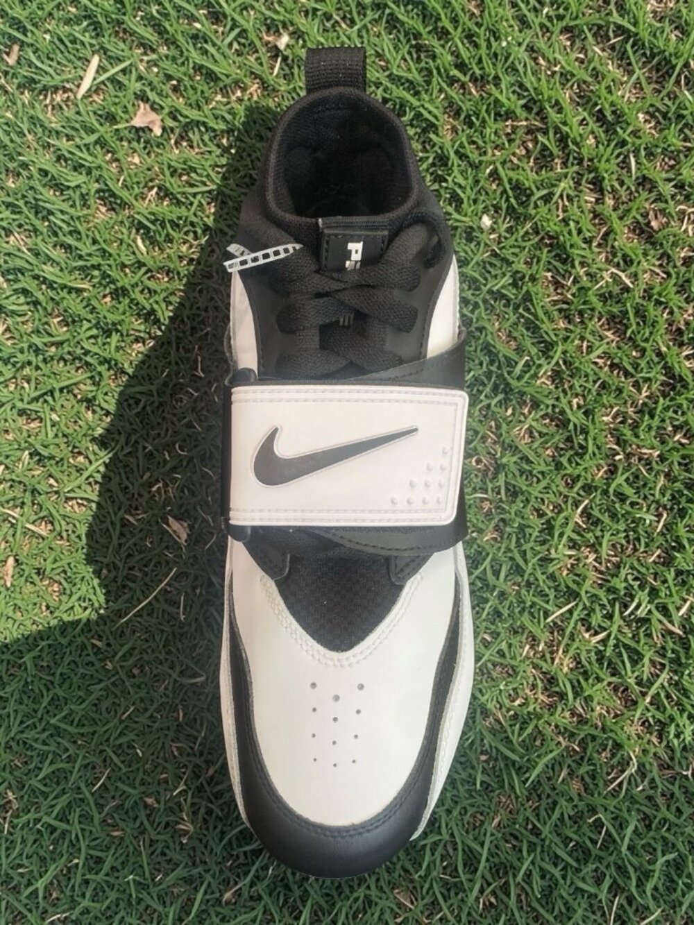 Size 7.5 Nike Vapor Edge Air Diamond Turf 93 TD ‘White Black’ 2025 HF5298-101